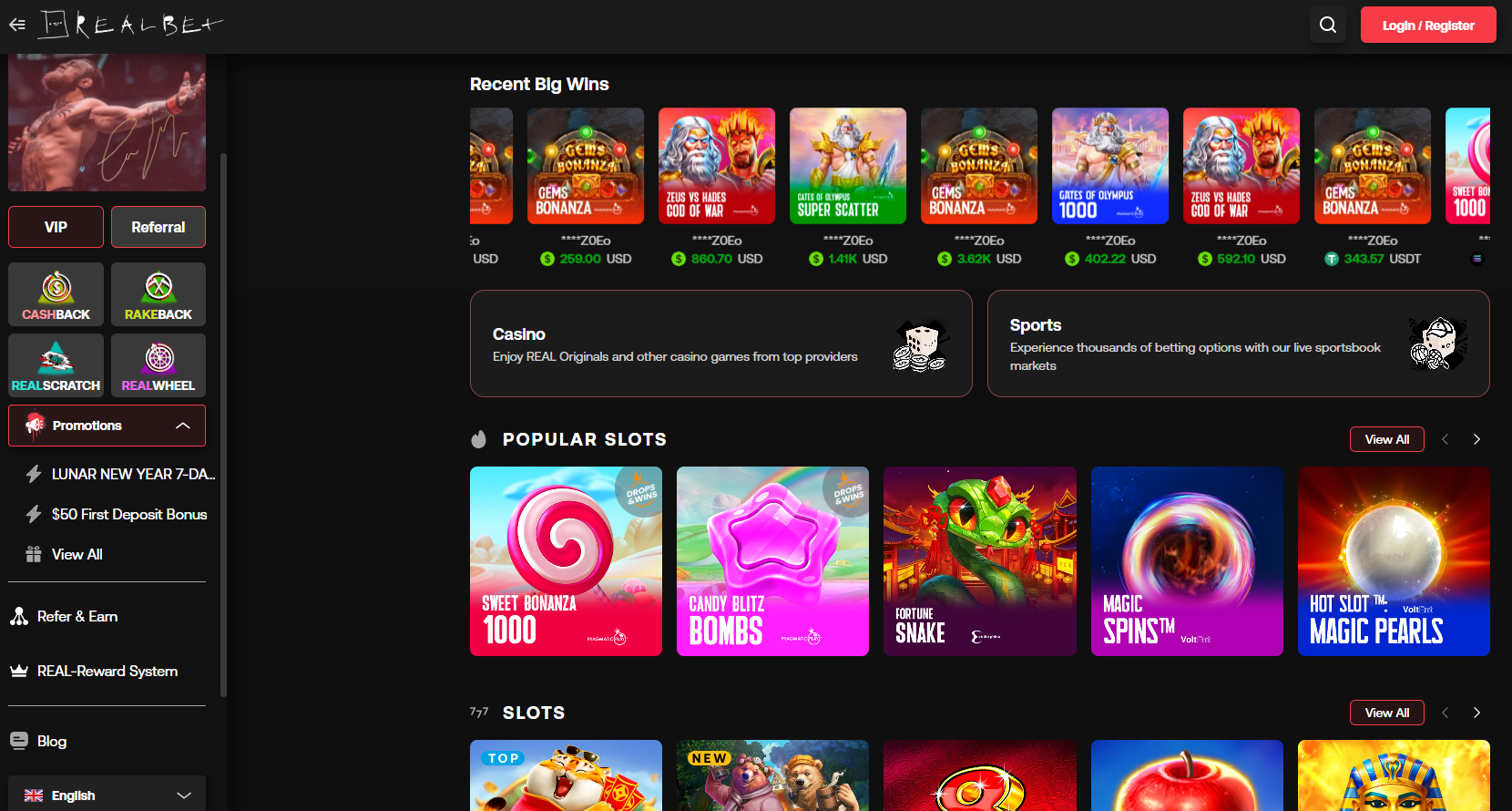 Realbet.io Casino